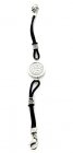 Riequilibratore Energetico in Acciaio 316L H24 con Bracciale in Corda - Taglia S