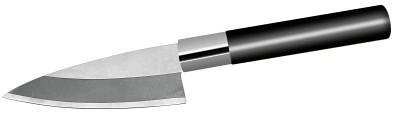 Нож универсальный Nirosta Asia, цвет: черный, длина лезвия 9 см. Нож