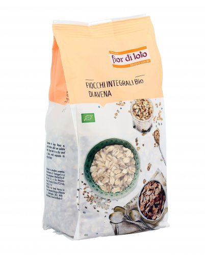 Fiocchi D Avena Integrali Bio 500 Gr Fior Di Loto