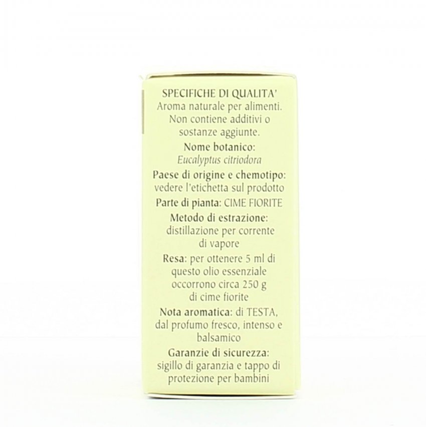 Olio essenziale eucalipto citrodora 5 ml. flora Eucalipto creativo cerca
