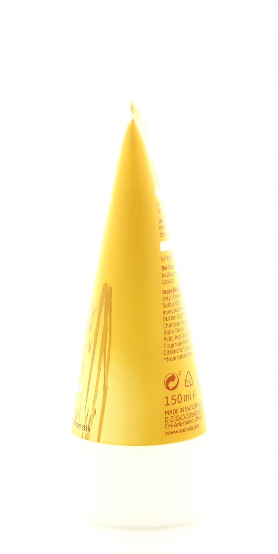 Maschera per capelli da olio di noce di cocco